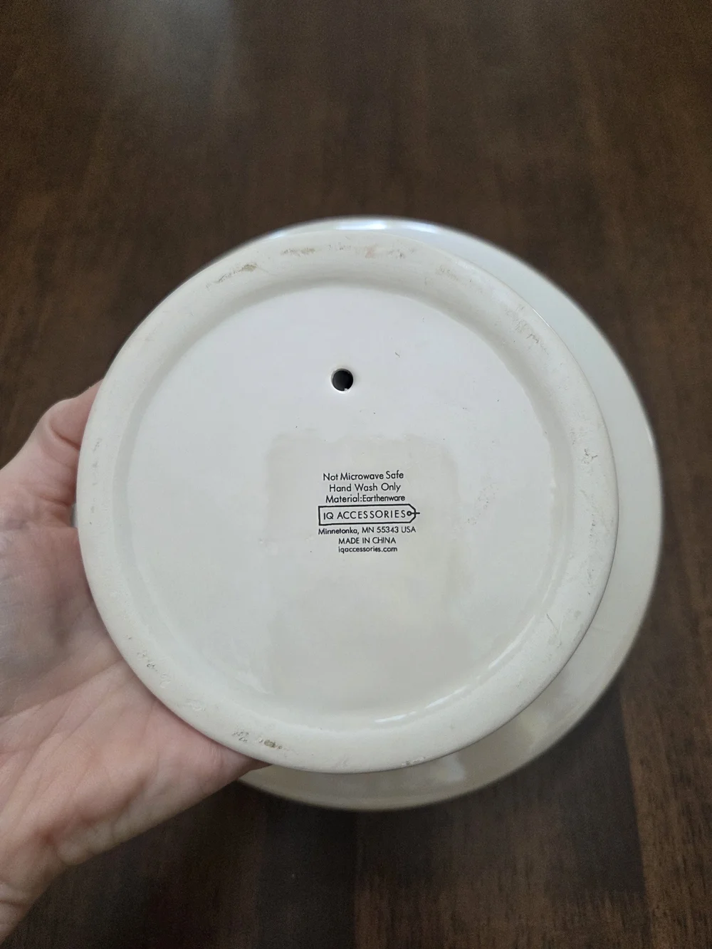 Source Unknown White Ceramic Cake Stand Pedestal